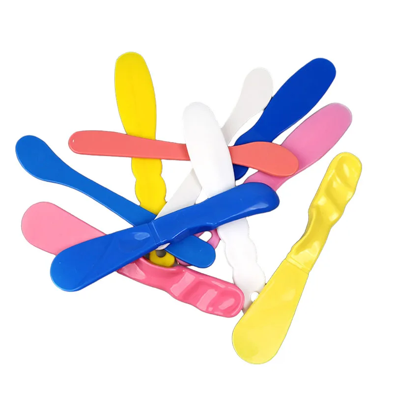 1/10/50Pcs Dental Multiple shapes Plastic Spatula Material Dental Lab Tools Alginate Plaster Material Mixing Knife Dental Tools
