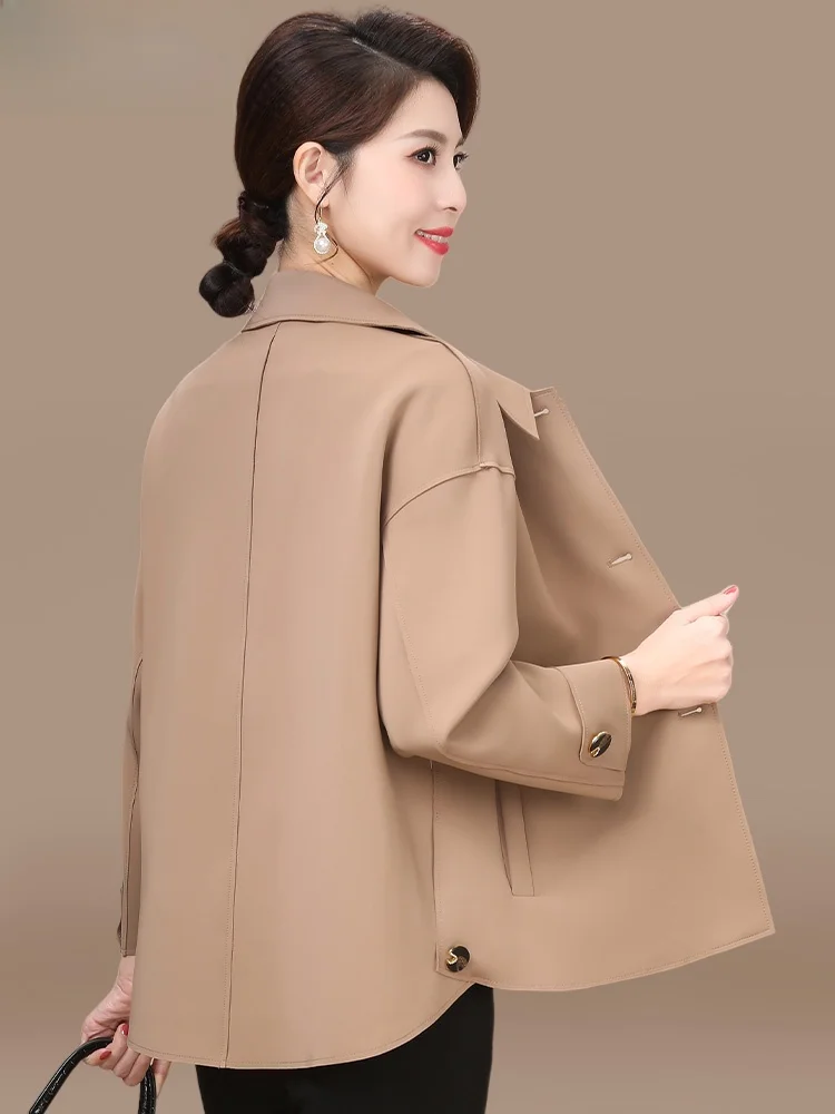 

Весенний кардиган для женщин среднего возраста: модный, свободный крой, короткая длина, в корейском стиле