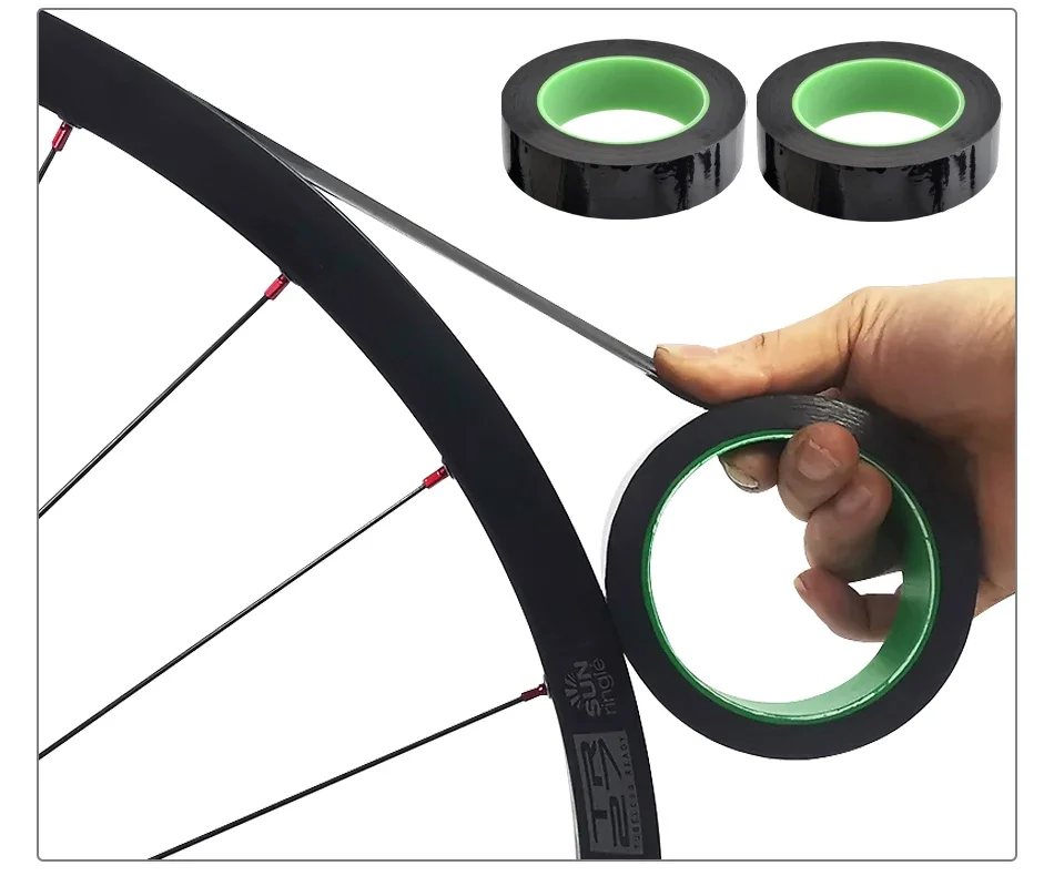GOLDIX Tubeless MTB Felgenband 50 Meter 15 18 20 23 25 27 30 35 40 50mm für Mountainbike und Rennrad Tubeless Felgenband Reifenunterlage – Detail 2