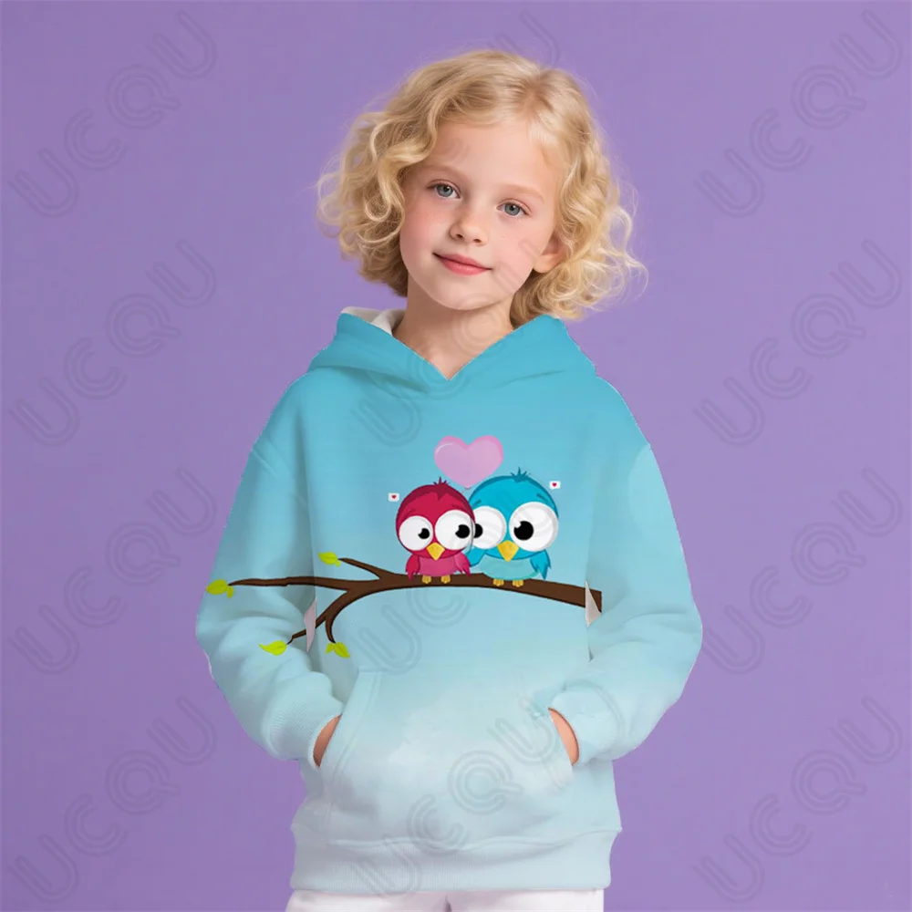 

3D Printing Fashion Autumn_winter Cute and Fresh PaintingStreet men's Sportswear Casual Long Sleeve Unisex Hoodie