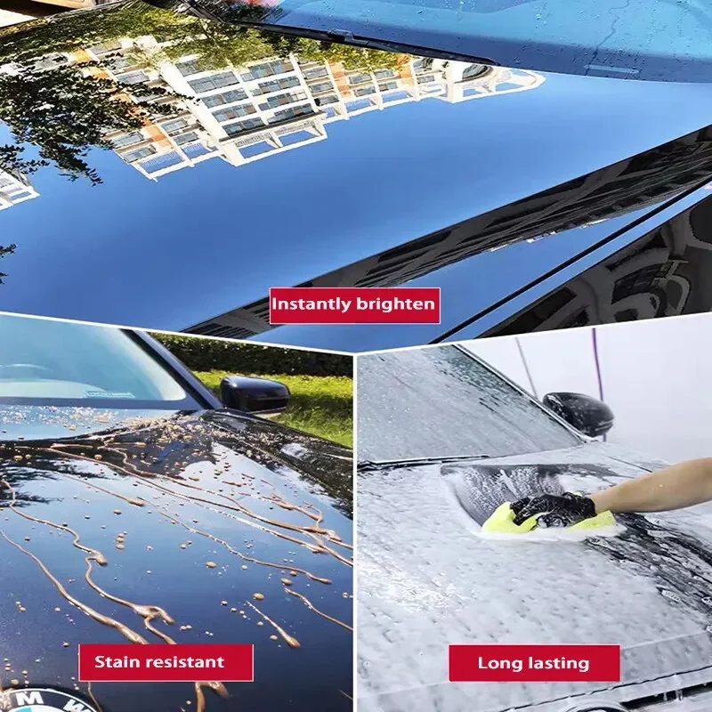 Car Ceramic Quick Coating Agent, Alta proteção, Scratch Repair Glass, Cuidado de revestimento hidrofóbico, 3 em 1