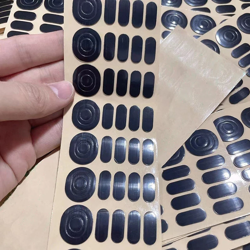 1set Black Mouse Feet Skates Pads for  G102 G304 Mouse Foot Pad Non-slip Sticker