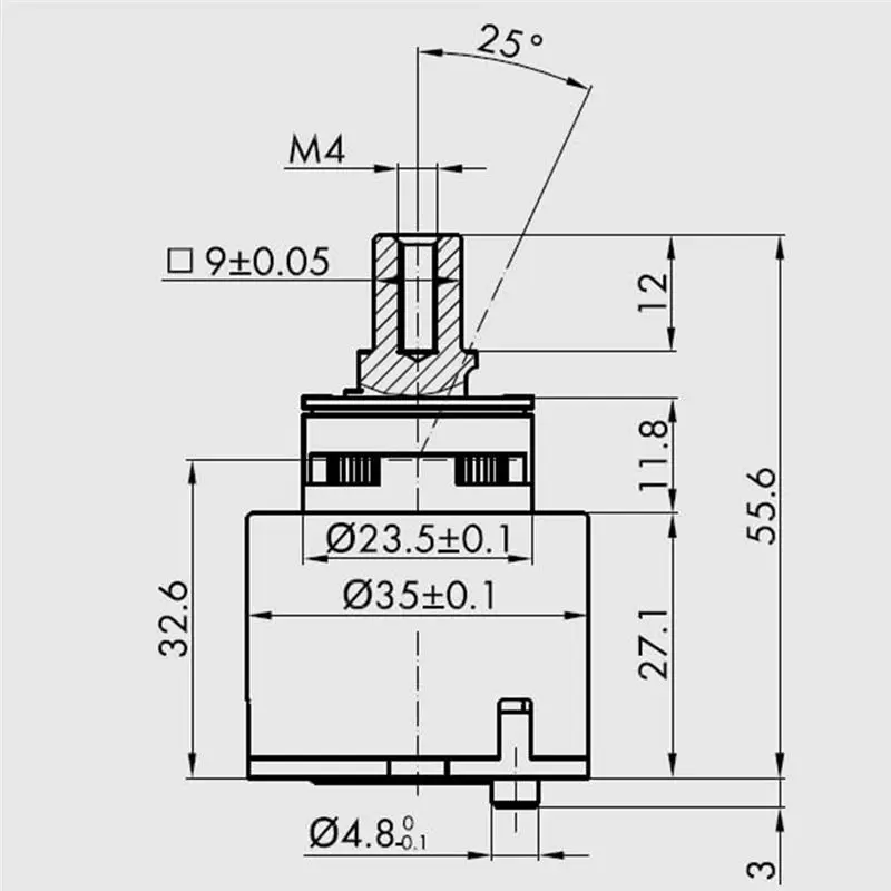 A60ZK35A Faucet Cartridge,Replacement Compatible With La Torre,Gerber Danze Moen,Single Lever Shower Tubmay