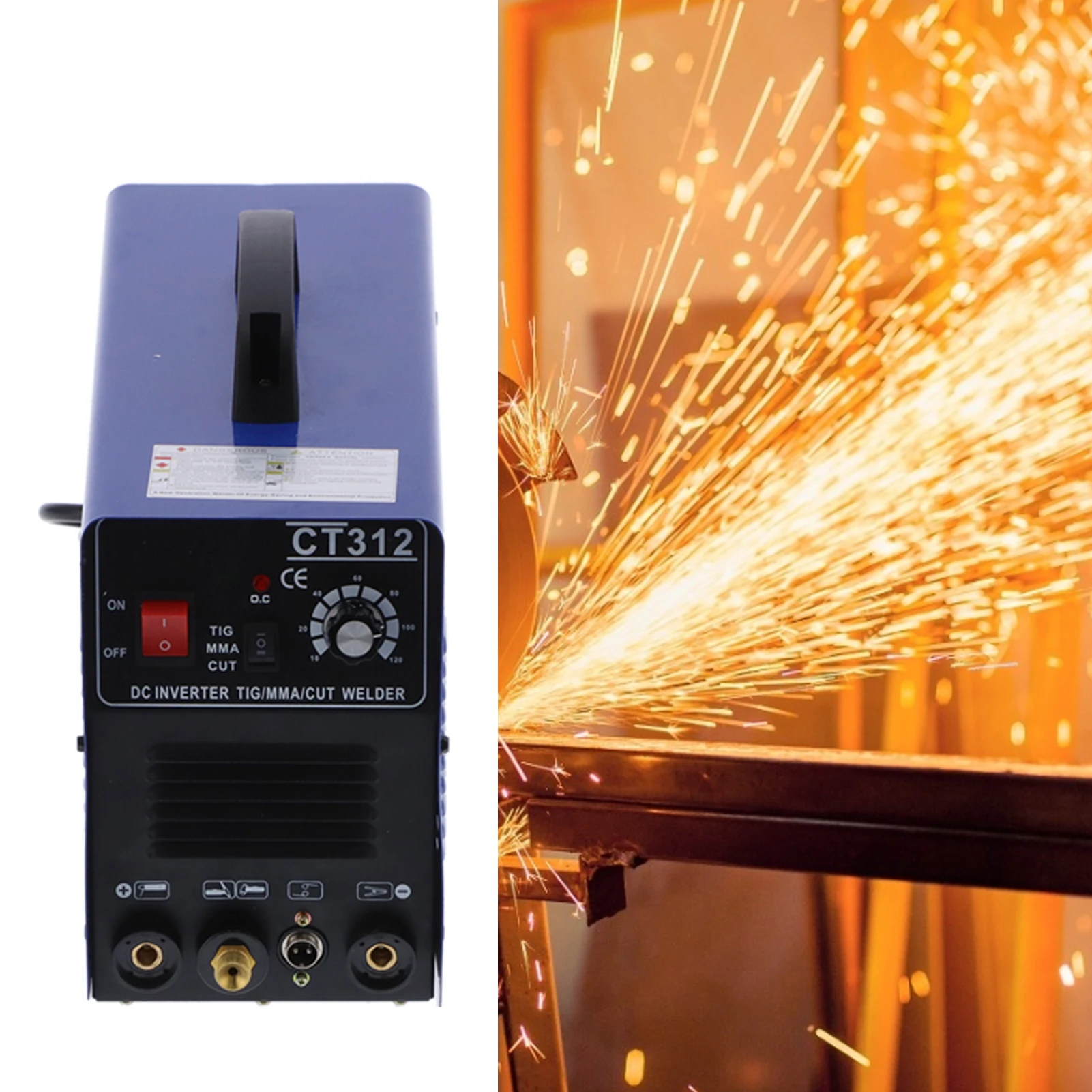آلة لحام عصا قطع البلازما العاكس آلة قطع البلازما Tig عصا MMA لحام لحام 3 في 1 آلة القطع CT312