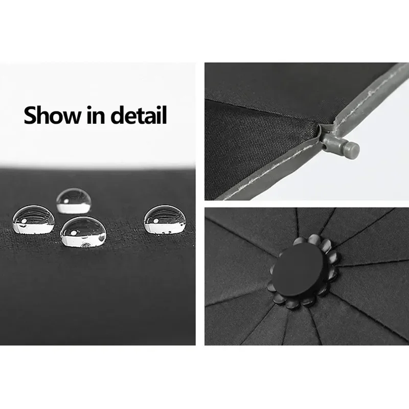 Xiaomi omgekeerde volautomatische paraplu 140 cm volwassen grote verdikte winddicht en zonnebrandcrème opvouwbare paraplu voor twee doeleinden
