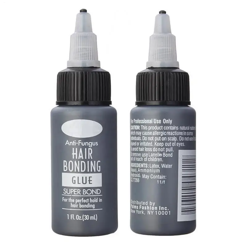 30ml Hair Glue For Wigs Quick-Dry Adhesive For Wigs Powerful Hair Bond Glue For Quick Fixes Waterproof Versatile Adhesive