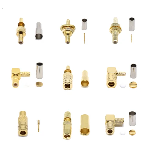 

5pcs Connector SMB Female/Male Crimp RG316/086/RG141/RG58 Cable RF Coaxial Connectors