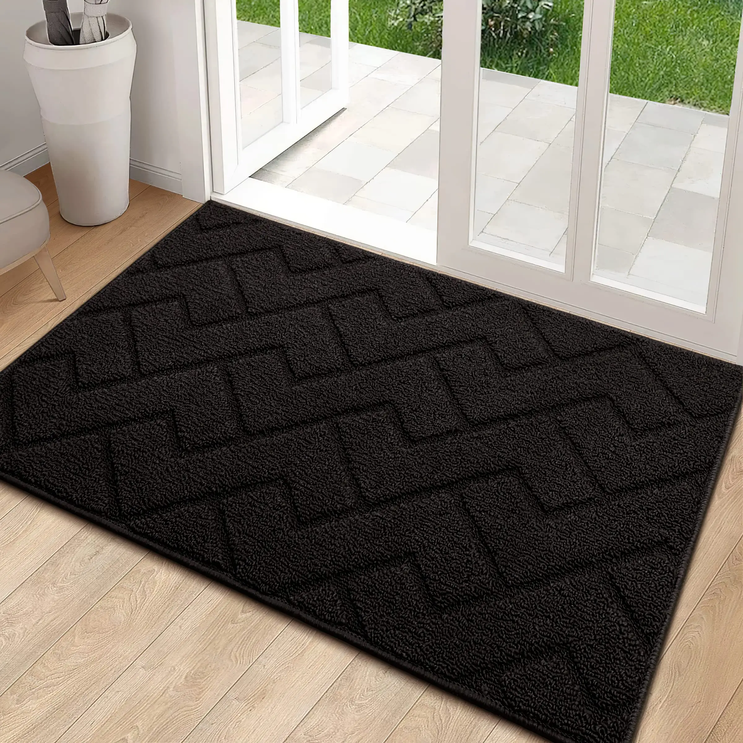 

Rubber Backing Non Slip Door Mats 20x31.5 inchAbsorbent Resist Dirt Entrance Doormat Inside Floor Mats for Entryway Machine Wash