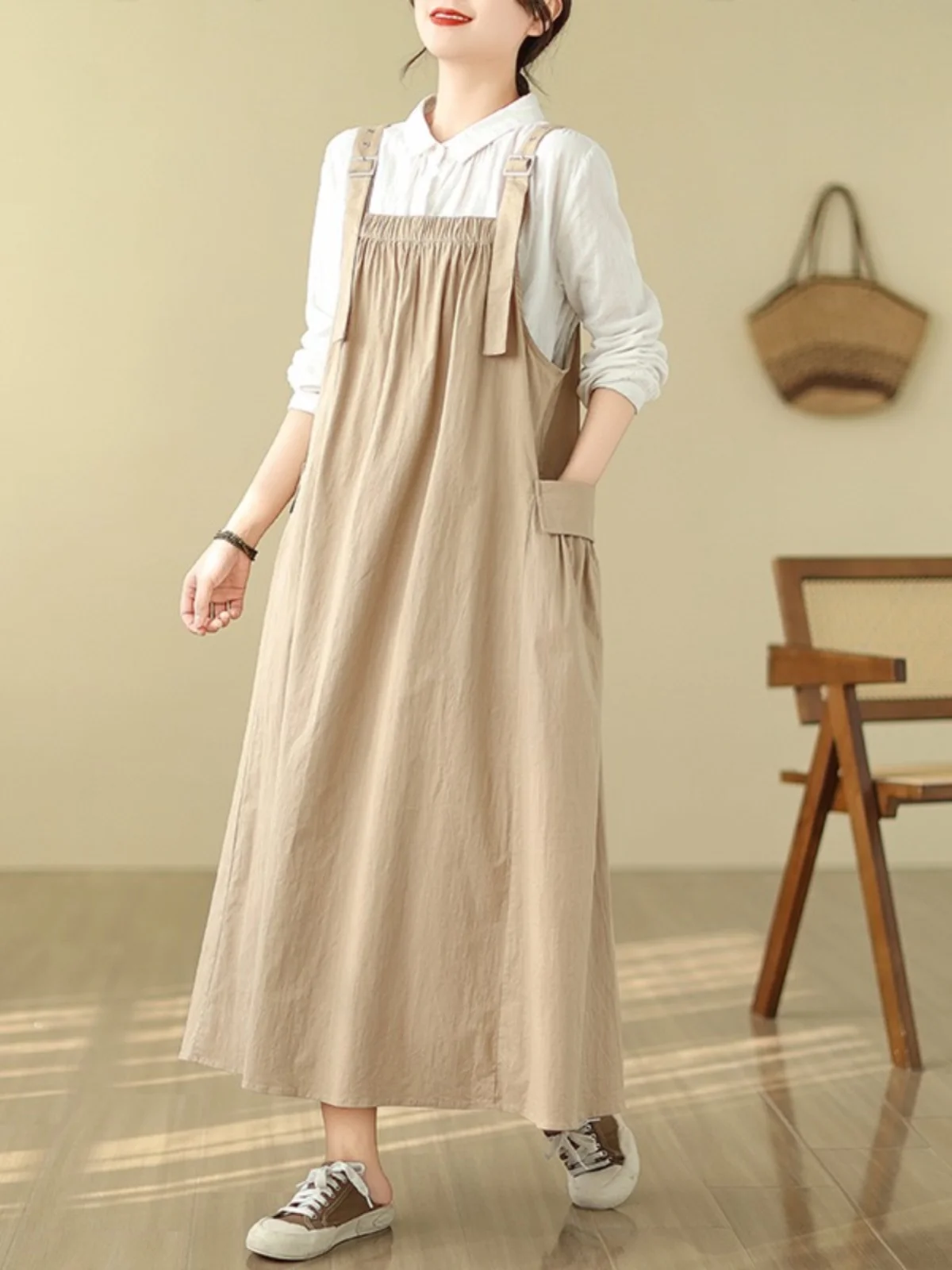 ملابس العمل اليابانية الرجعية ter Dr ملابس خارجية صيفية رفيعة فضفاضة غير رسمية كسول Sle حزام طويل Dr #2