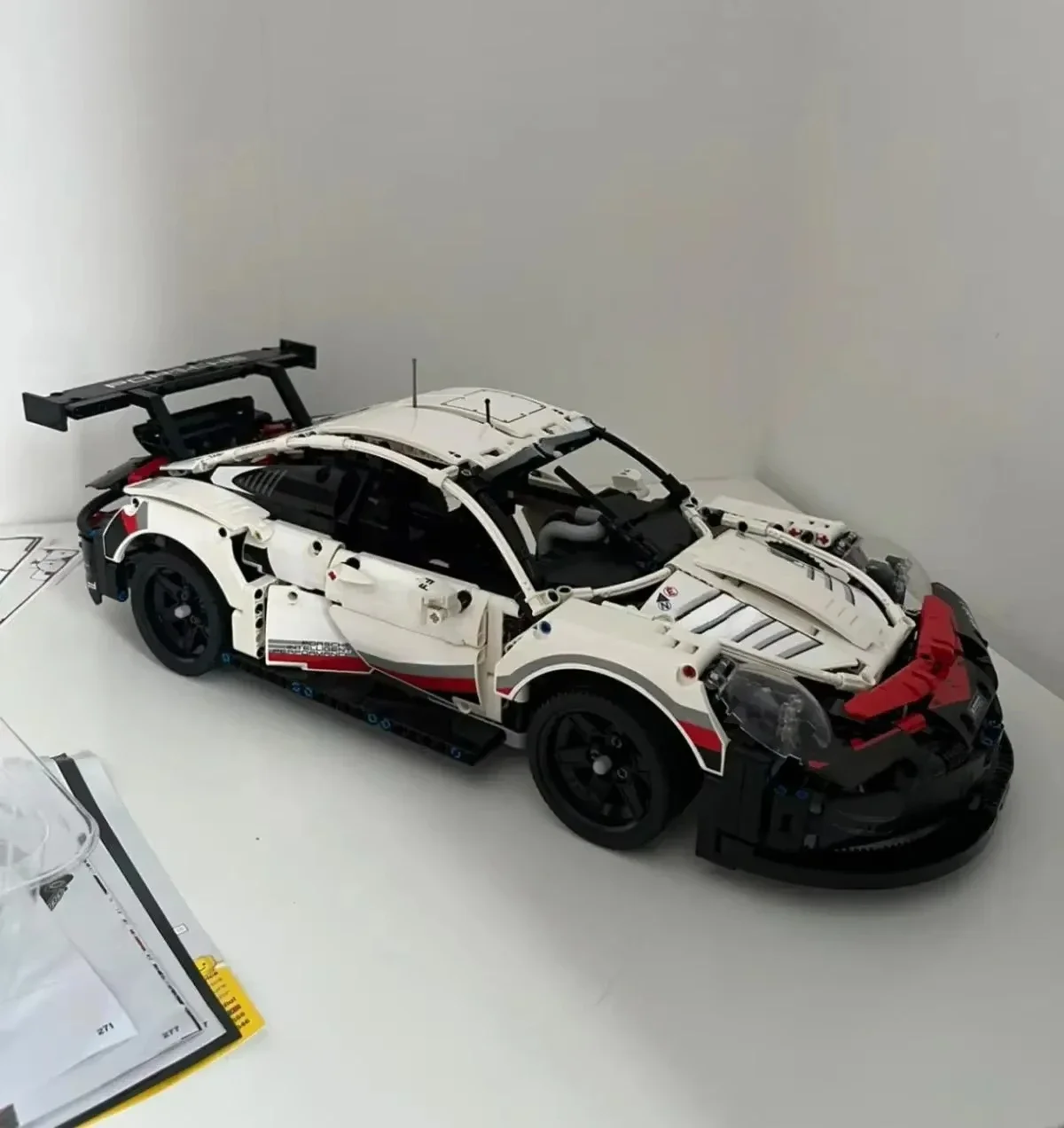 911 RSR Car Compatible 88009 Bricks 1630 PCS DIY Toys Christmas Gifts Birthday Gifts dominoes Blocks Construction Toys