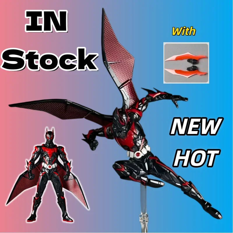 

New Kaiyodo Revoltech Yamaguchi Batman Beyond The Future Anime Action Figure Figurine Ko with A Bonus Item Model Statue Toys