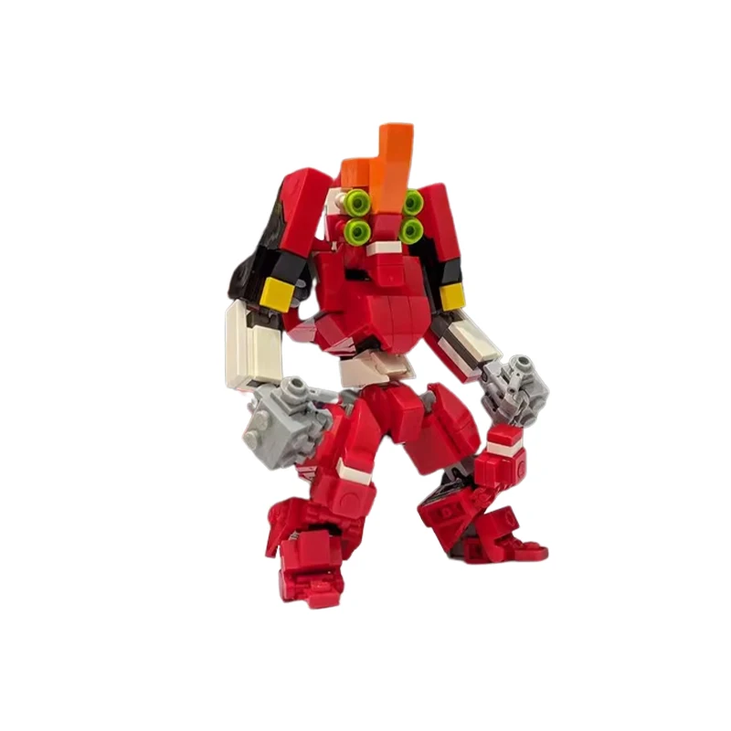 MOC Action Figure Blocks Mecha Warrior Model Building Blocks Children's Soldier Assemble Bricks Robots Kids Toy Puzzle Xmas Gift