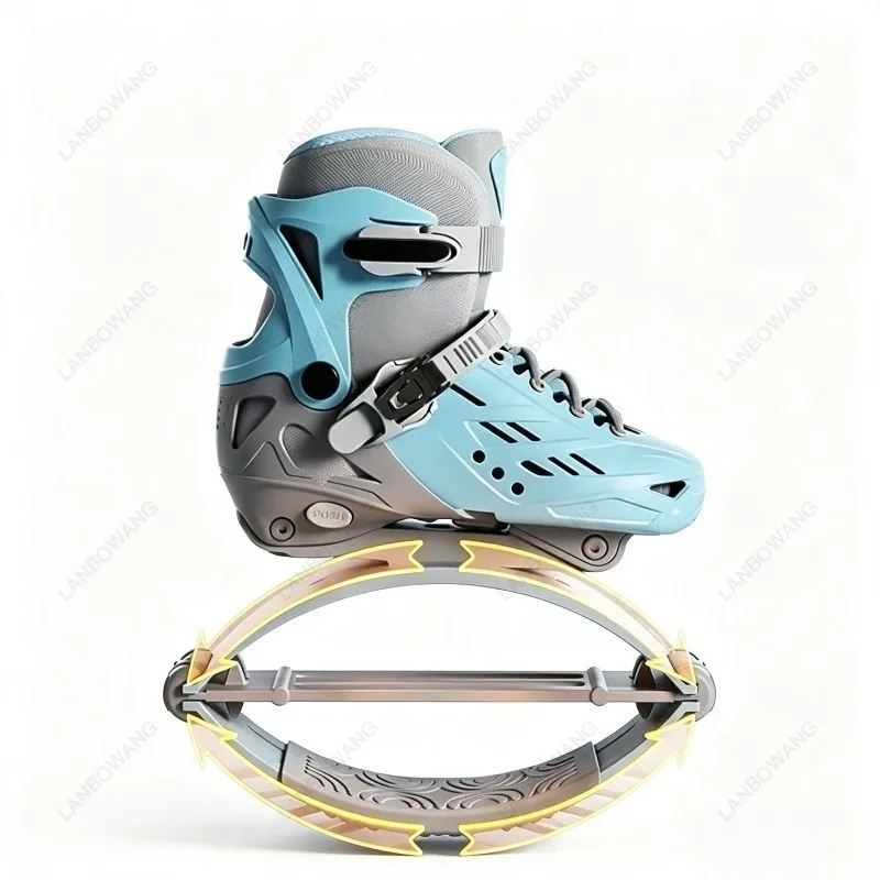 Kids Spring Bouncing Kangaroo Jumping Shoes, Height Increasing Fitness Bounce Sports Shoes for Boys and Girls
