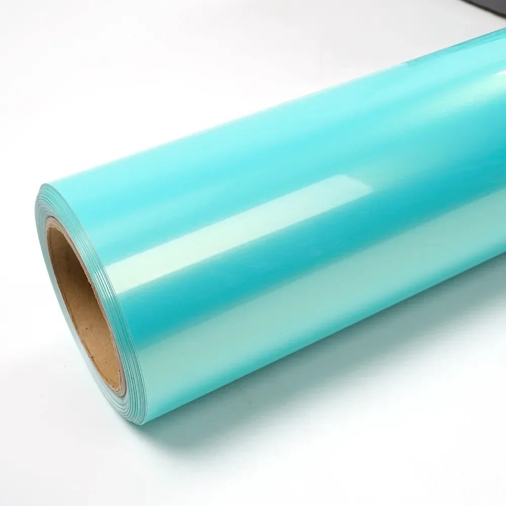 2025年卸売価格 気泡なし剥がせる接着剤 パール調明るい青色のカーラップ