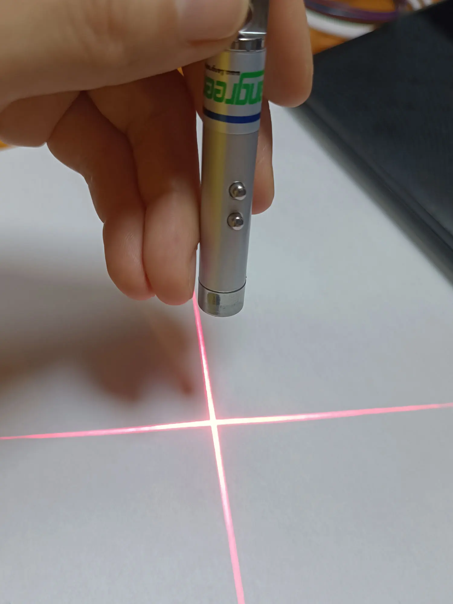 Laser Pen Rode Kruislijn Lasermodule Kruislucht Pointer Licht 650nm 5Mw Dc 3V - 5V