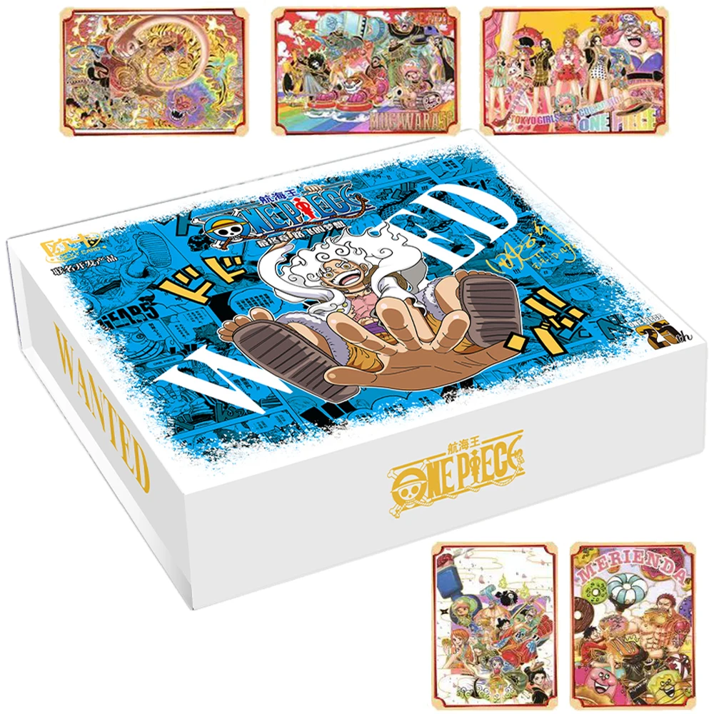 

ONE PIECE Collection Card For Children Monkey D. Luffy Tony Tony Chopper Nine Palace Grid Puzzle Limited Game Card Table Toys