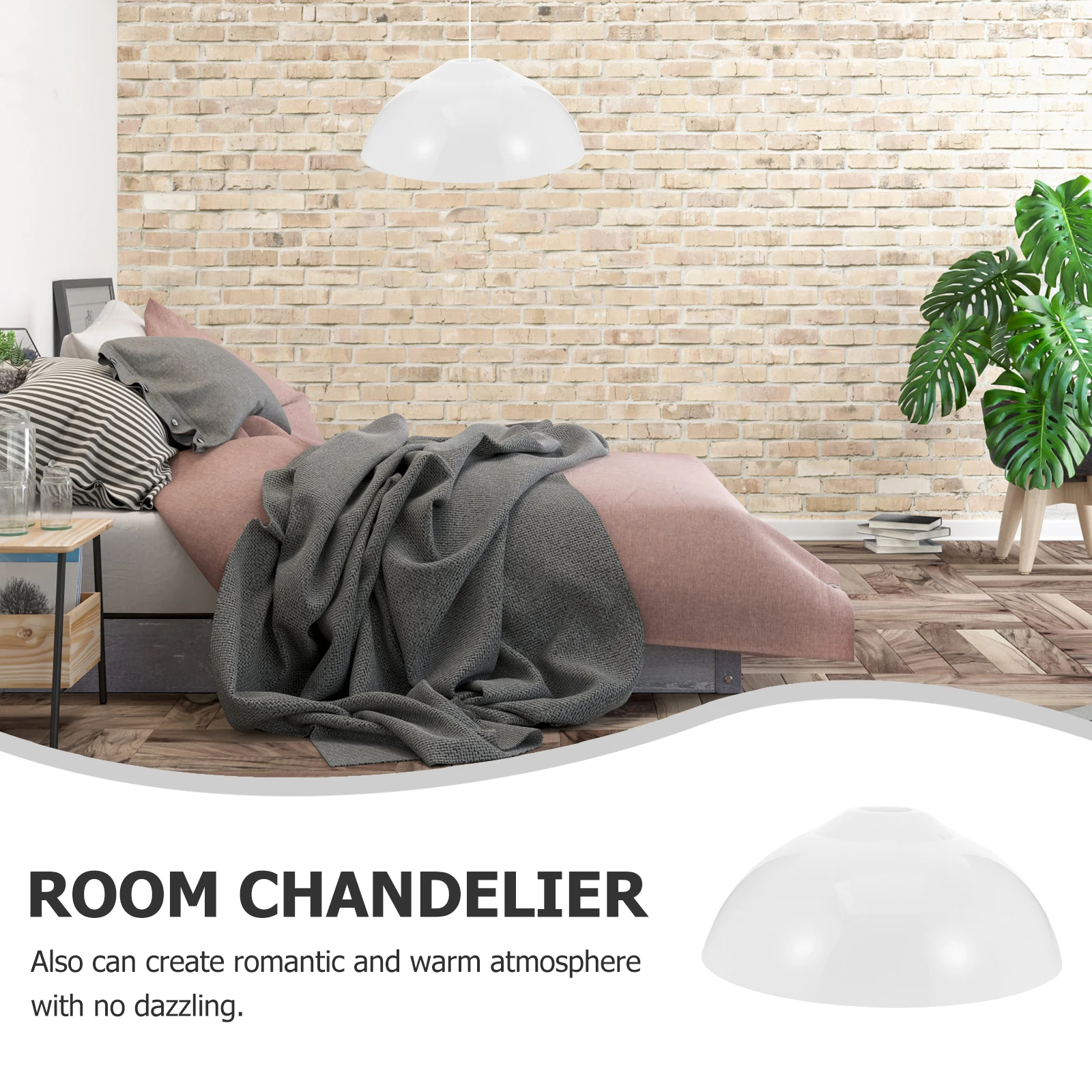 

White Acrylic Lamp Shade Replacement Decorative Pendant Lampshade For Chandelier Wall Light Hanging Floor Lamp Light Fixture