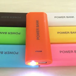 2*18650 Power Bank Cases Empty Battery Holder Portable USB Charge Case for iPhone Xiaomi Huawei 18650 Battery Box Emergency Use