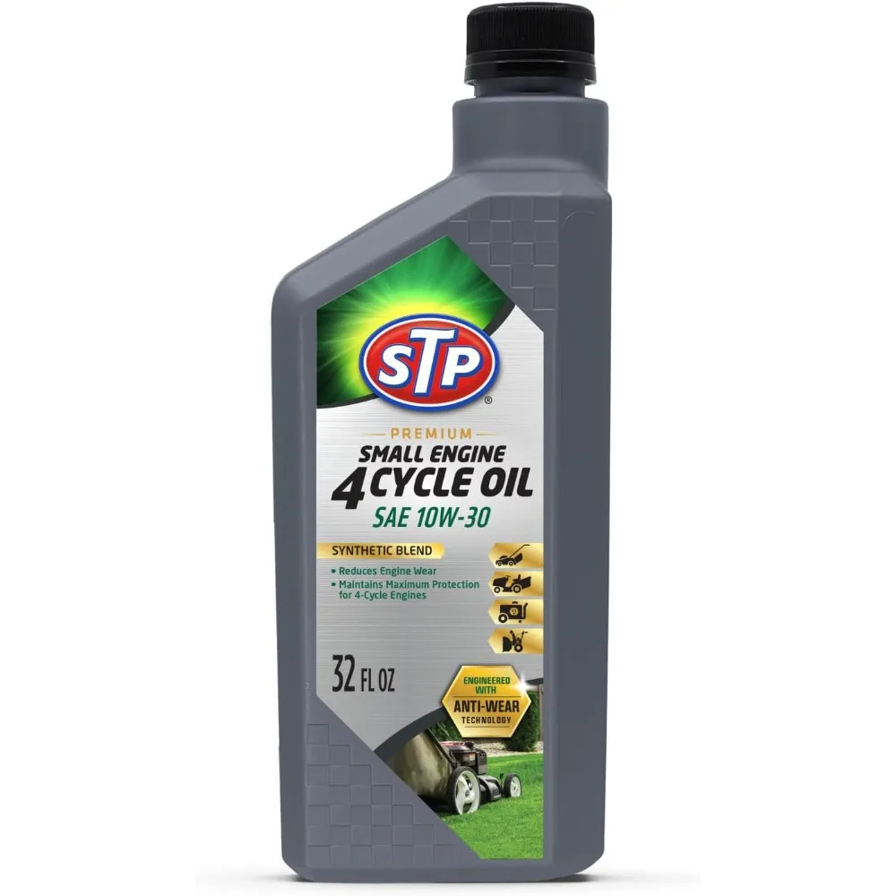 

US Shipping 10W-30 4 Cycle Small Engine Oil for Lawn Mower Tractor Push Mower 32oz