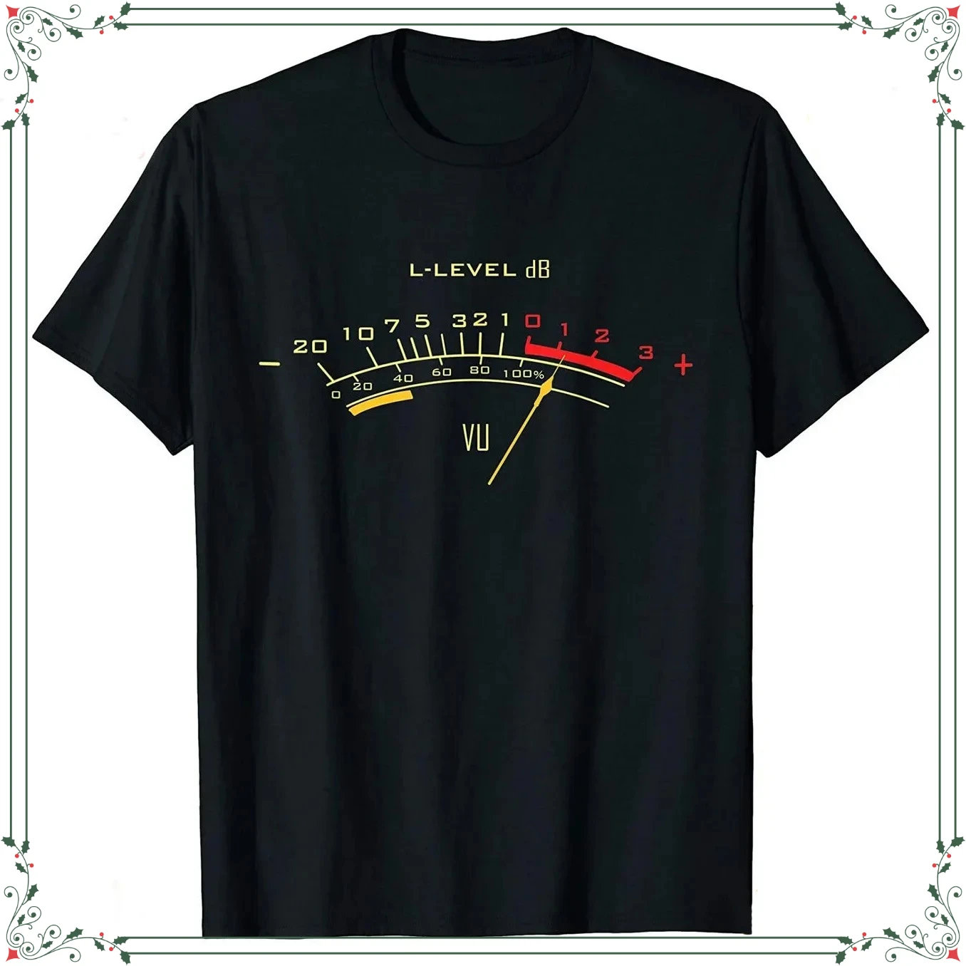 Funny Sound Engineer Analog VU Meter T-Shirt 100% Cotton O-Neck Summer Short Sleeve Casual Mens T-shirt Size S-3XL