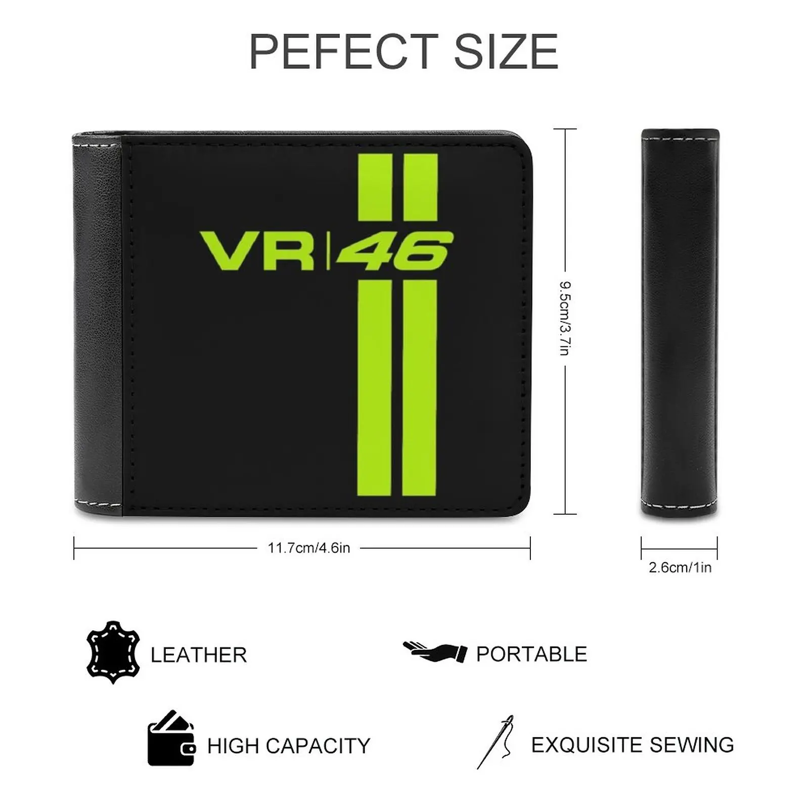 46 Business Men Wallets Small Money Purses New Design Dollar Price Top Wallet Motorcycle Racing Personalized Wallet Pattern