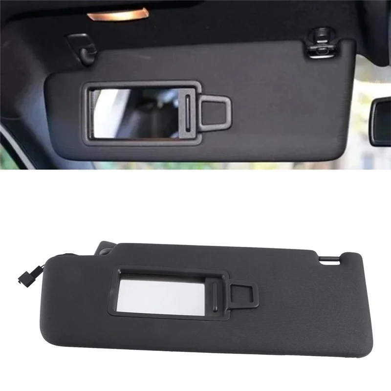 A11F-Car Sun Visors Shades W/Vanity Mirror For VW Tiguan 2018+ Kodiaq 2017+ Touran 2016+ Sunvisors Makeup Mirror