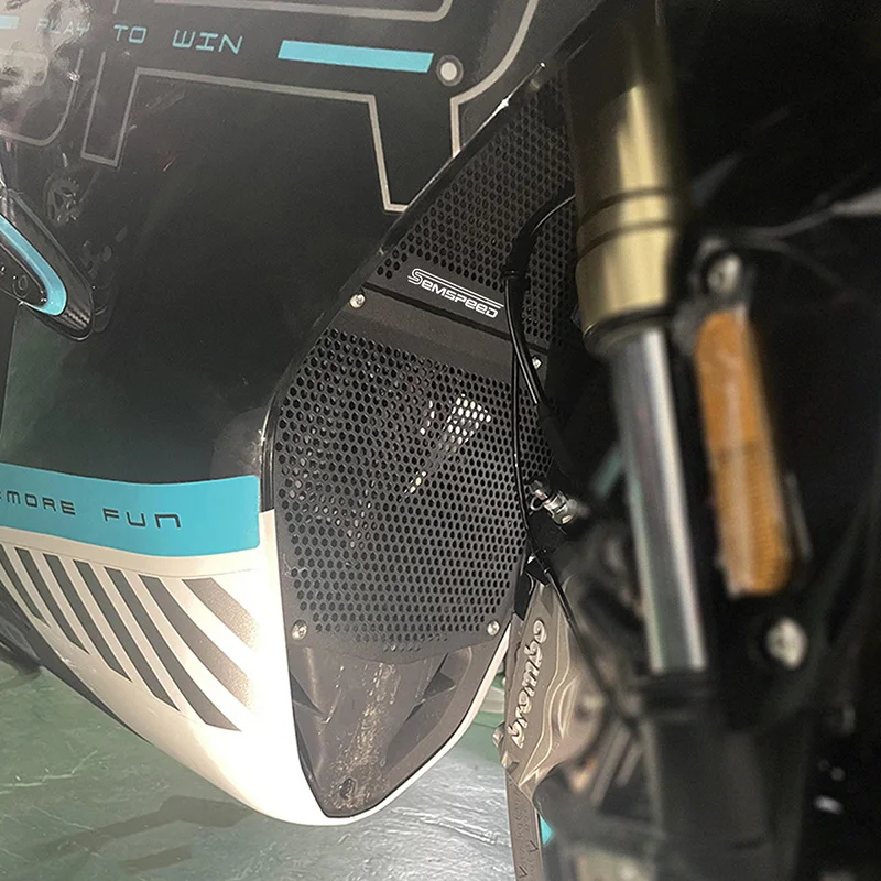 Semspeed لـ CFMOTO CF MOTO 450 SR 2023 2022 2024 المبرد شواء الحرس الحرارة درع مجموعة لملحقات حماية الدراجات النارية #2