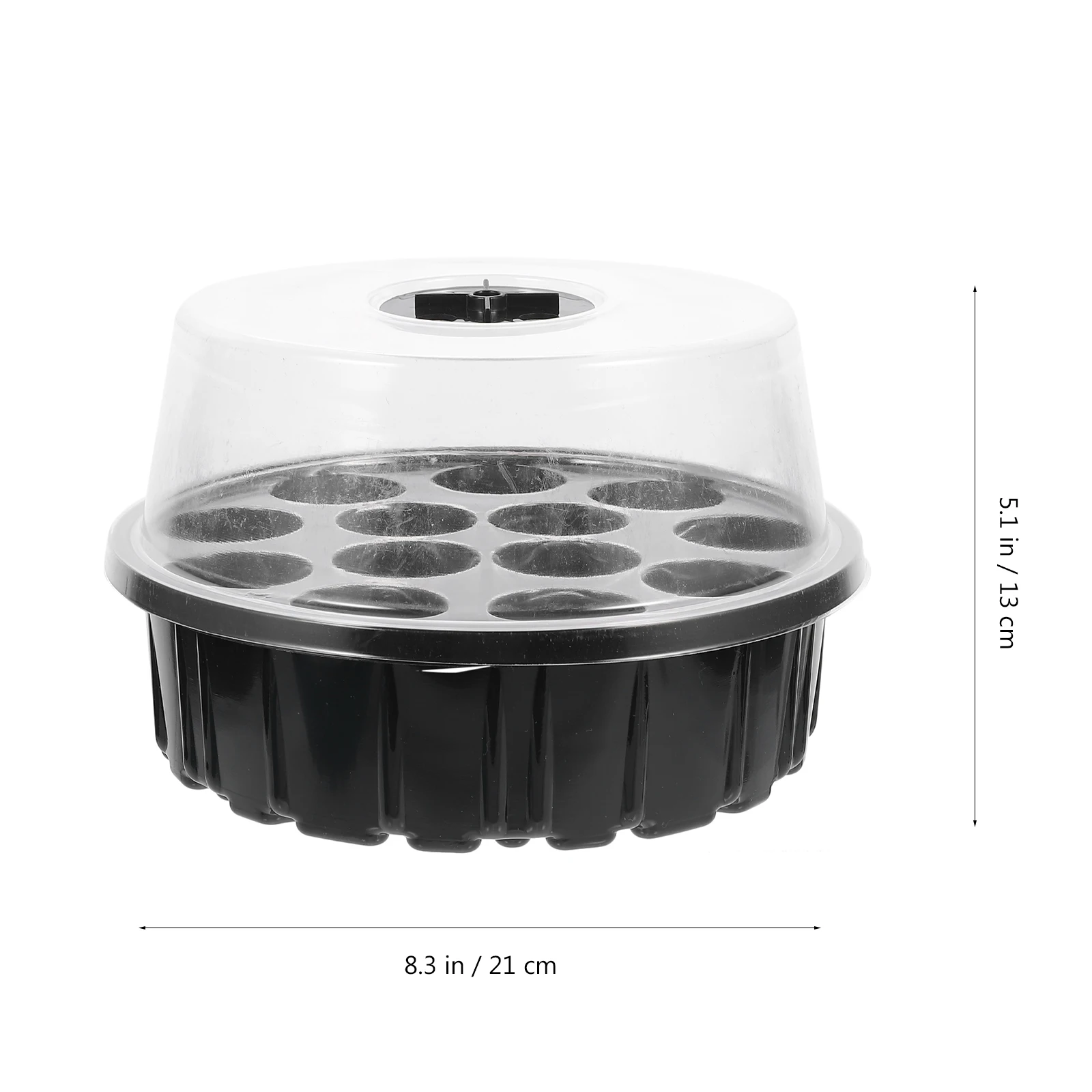 

2Pcs Multi-Hole Nursery Growing Trays 13 Pots Sowing Tray Durable Plastic Material Waterproof Easy to Use Sowing Tray