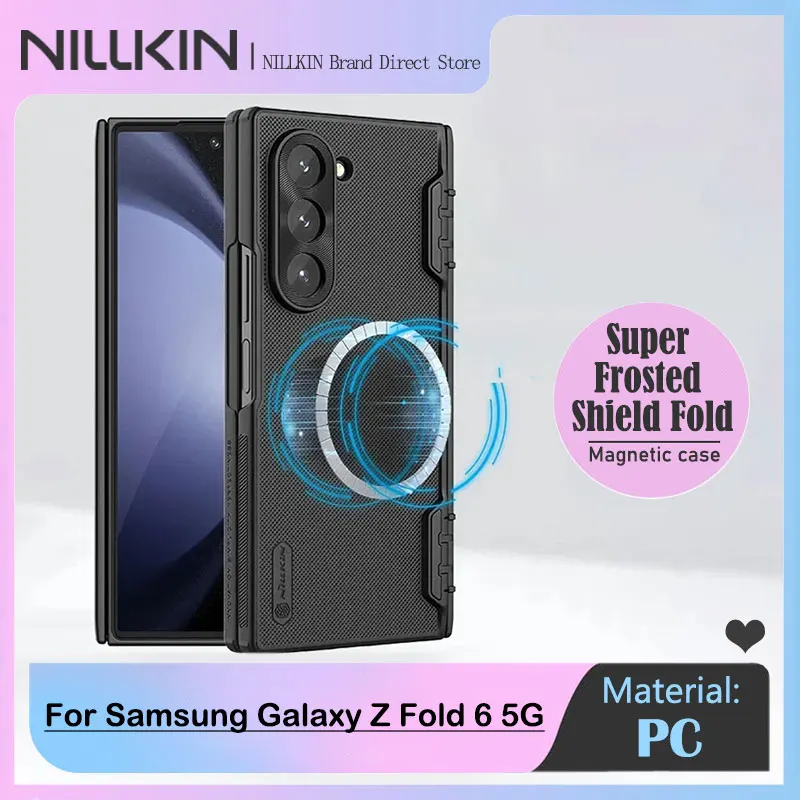 

For Samsung Galaxy Z Fold 7 Case, NILLKIN Frosted Shield Fold, Aerospace Aluminum Frame, Hinge Protection, Shockproof PC Shell