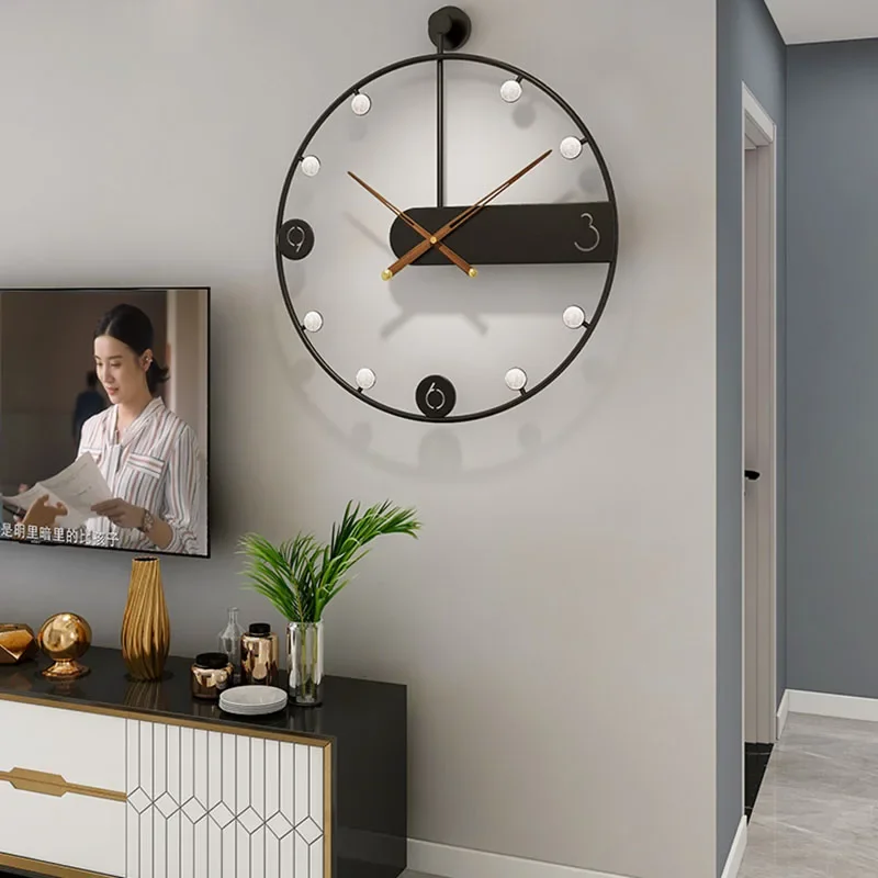 

Kitchen Bathroom Clock Wall Art Mural Luxury Interior Bedrooms Fashion Digital Wall Watch Mechanism Reloj Pared Home Decoration