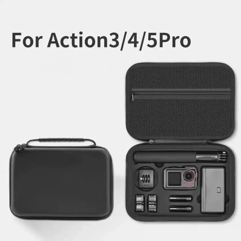 Hartschalen-Action-Kameratasche, wasserdichte, multifunktionale Tragetasche, stoßfeste Kamera-Aufbewahrungstasche für DJI OSMO Action 5 PRO