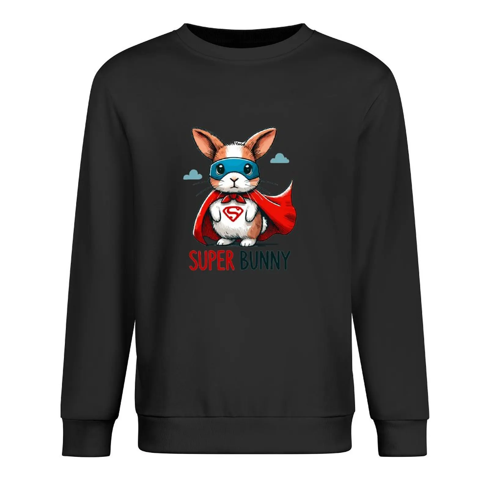 

Super Bunny Pullover men wear mens clothing autumn korean autumn clothes anime sweatshirt