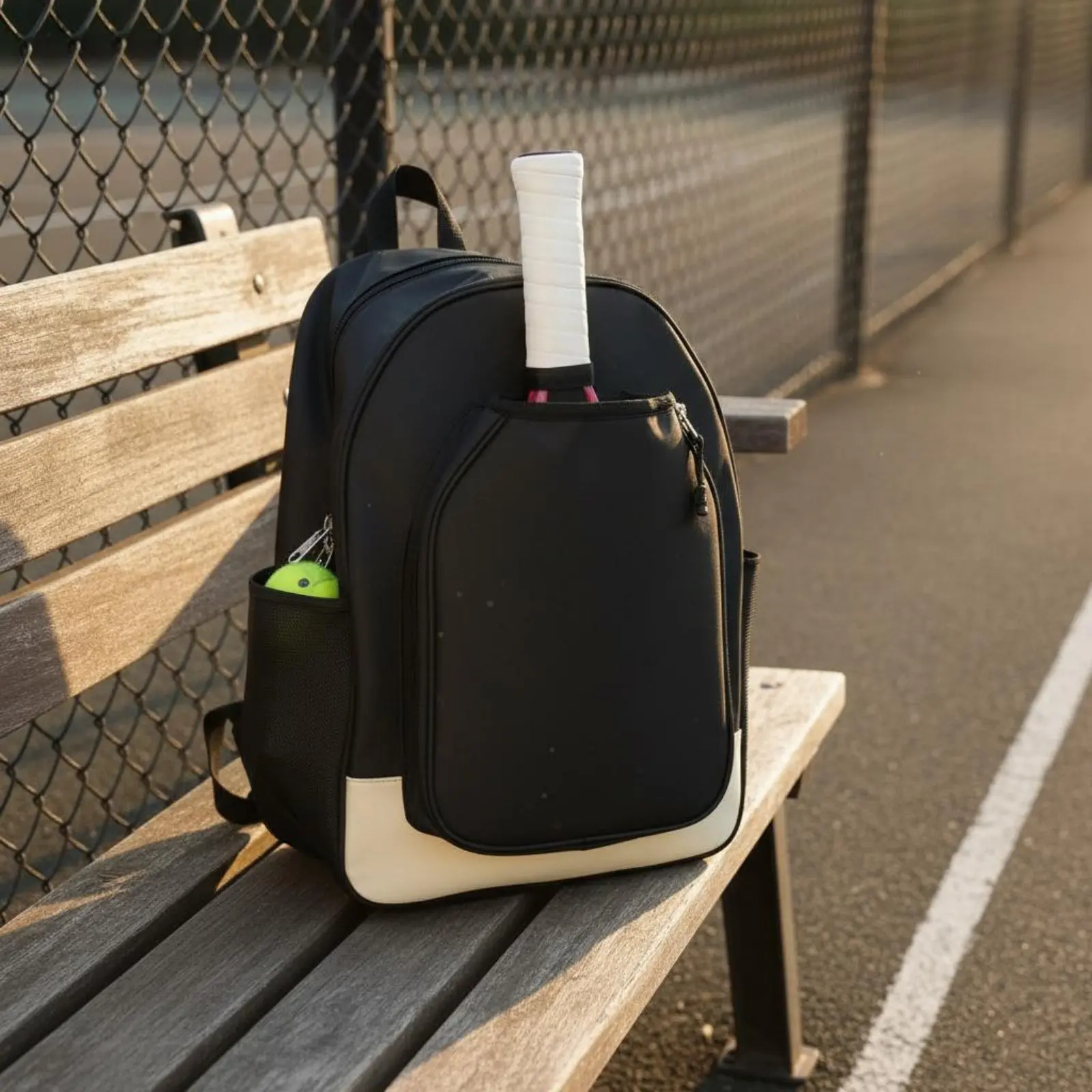 

Pickleball Bag Large Capacity Pickleball Racket Bag Badminton Racket Carrier Stylish Design Women's Sports Backpack Lightweight