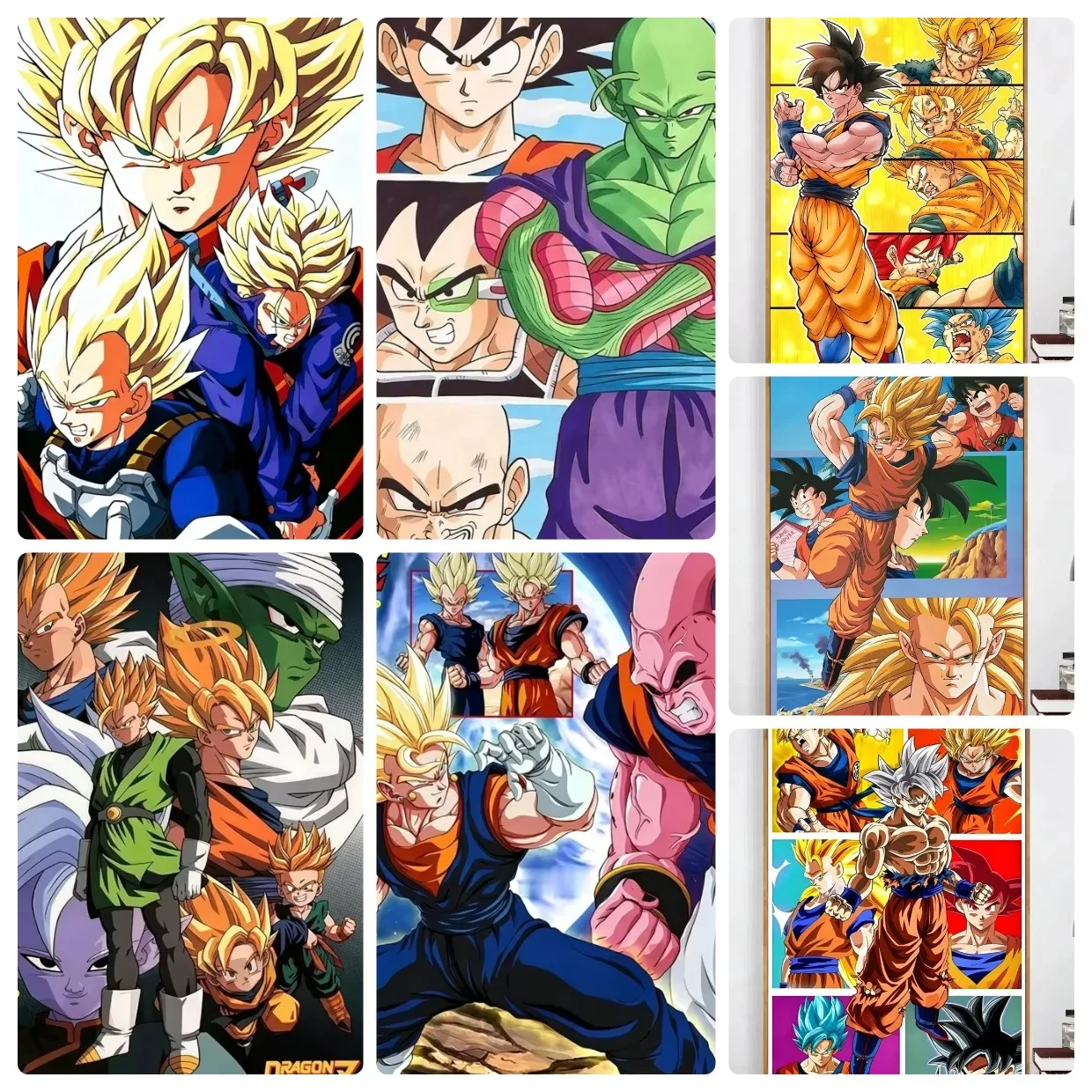 Dragon Ball Goku Anime Character Jigsaw Puzzles 500/1000/1200/2000PCS Handmade Art Exquisite Home Decor Gift No Frame
