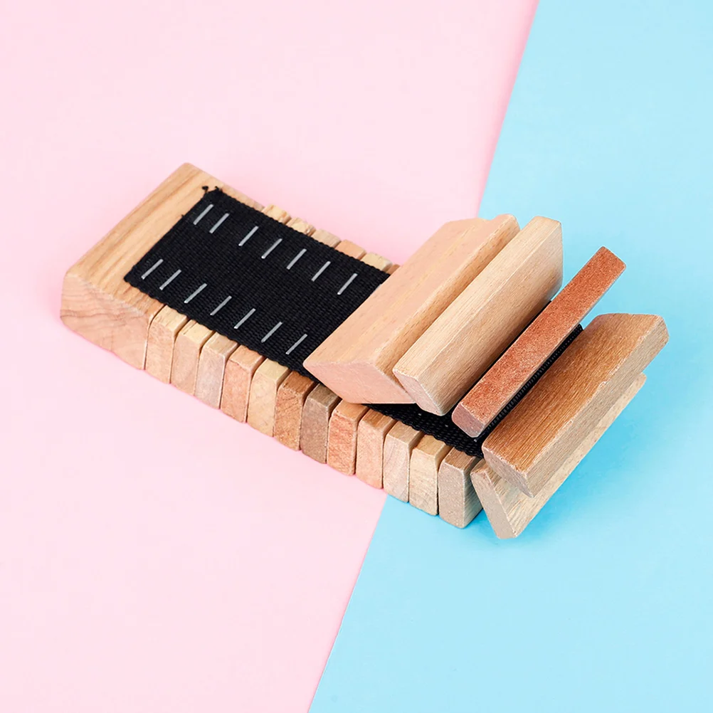 

1pc Wood Tooth Plaything Wood Instrument Musical Instrument Smooth Toy Musical Toy Excellent Texture Child Gift