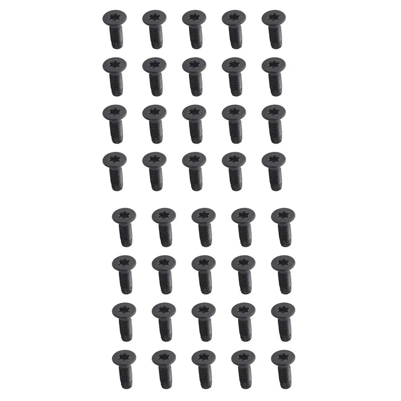 

A04E-Torx Screws Bolts For Jeep Wrangler CJ YJ LJ TJ 1976-2006,Replacement For Doors, Windshield, Roll Bar, Tailgate, 40PCS