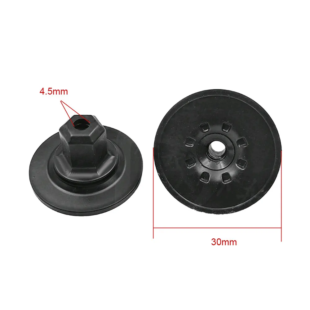 20pcs Black Plastic Car Fasteners Clips Self Tapping Screws Seat Nut Cap Holder Cushion Screw for Audi Car Interior Accessories