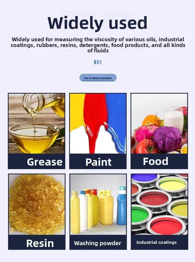 Viskometer Rotary Digital untuk Pelapisan Tinta dengan Rotor