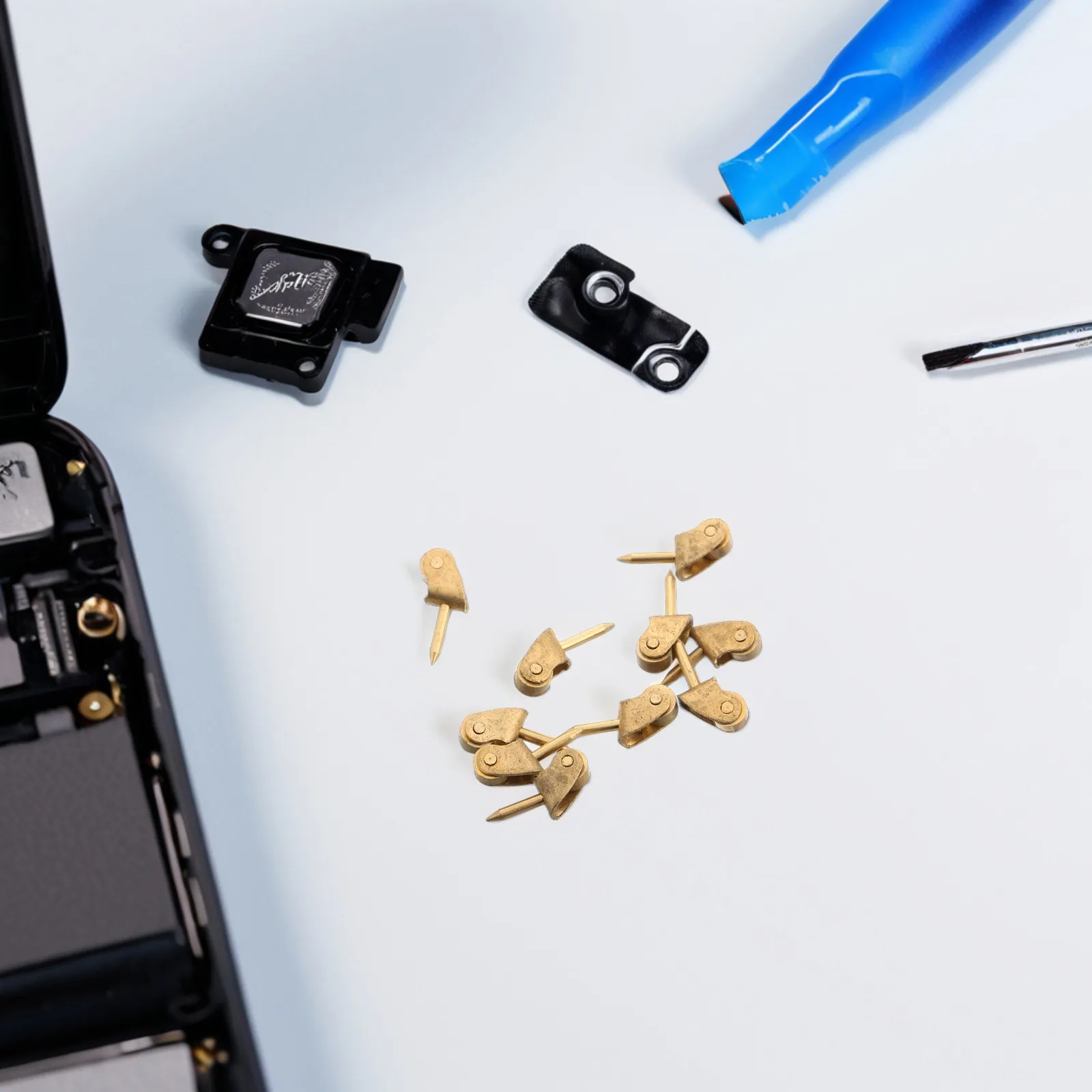 

10Pcs Dollhouse Miniature Caster Wheels for Tiny Furniture Realistic Mini Wardrobe and Table Rolling Accessories