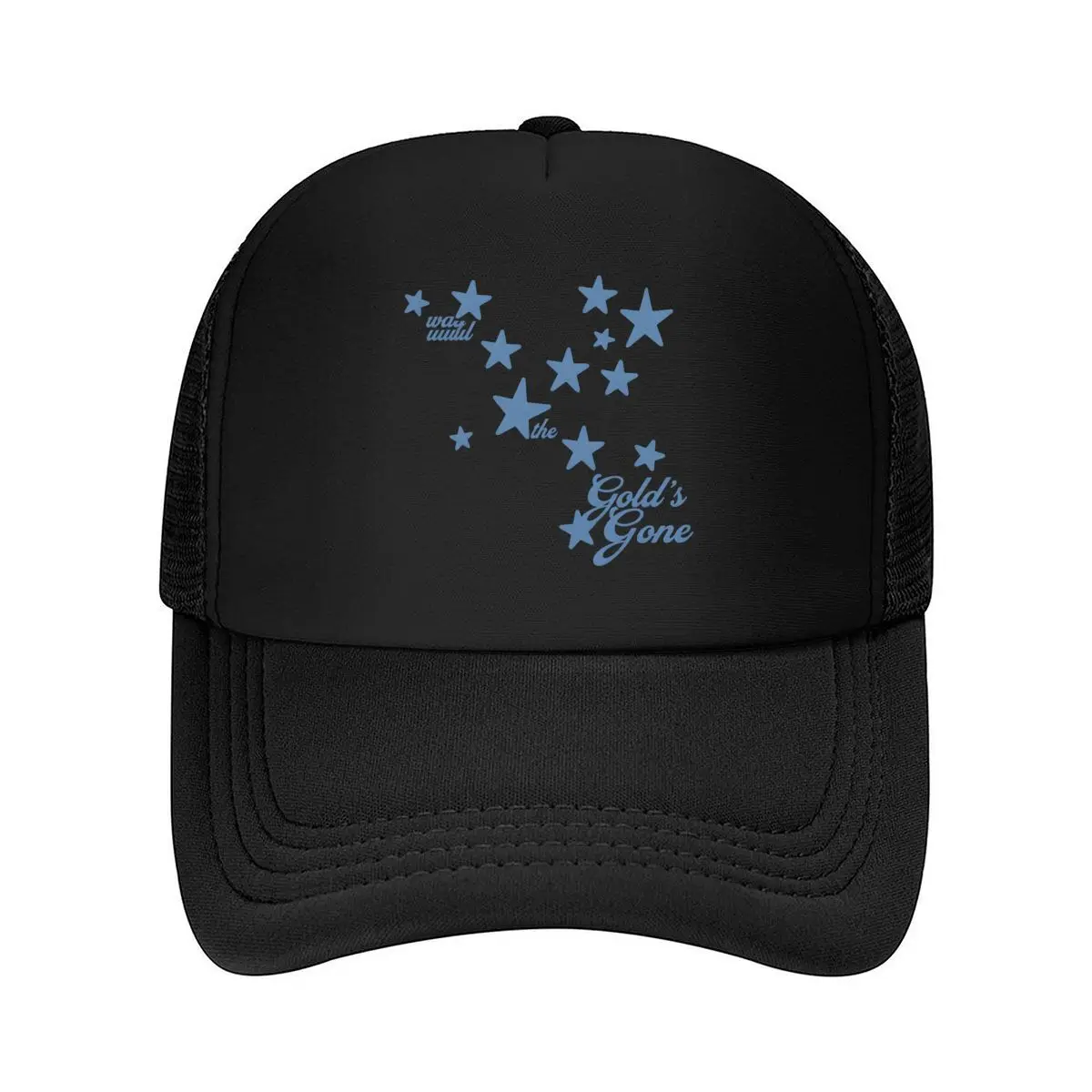 Blue Stars The Golds Gone Quote Graphic Design Mesh Baseball Cap Hip Hop Dad Hat For Womens Unisex Female