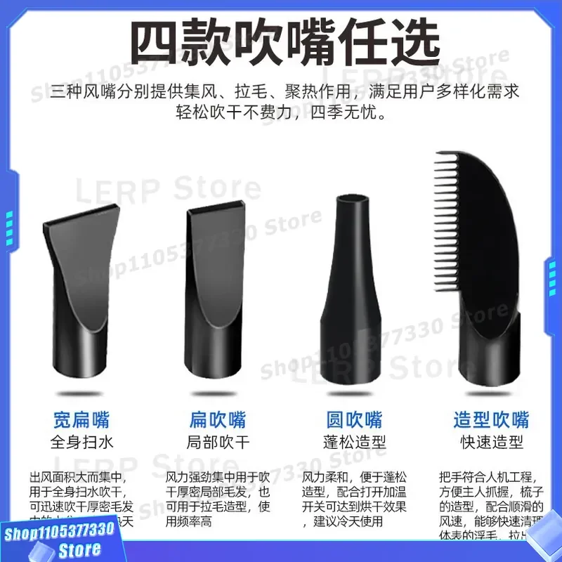 Adjustable Speed Water Blower for Dog Grooming Professional Pet Hair Dryer with Nozzle Attachment Powerful Air Flow Device