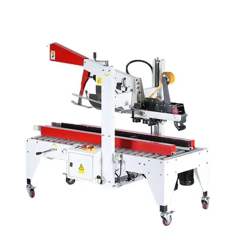 Automatic Box Folding Tape Sealing Packing Taping Machine Auto Flap Folding Case Carton Sealer