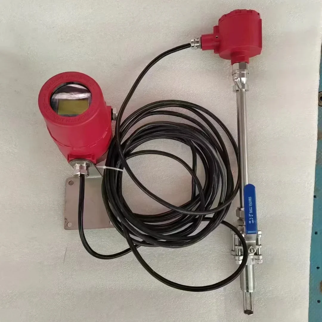 1.0% Air Flow Sensor Flow Meter SUS304 316L Calibration Process Connection Thermal Gas Mass Flow Meter