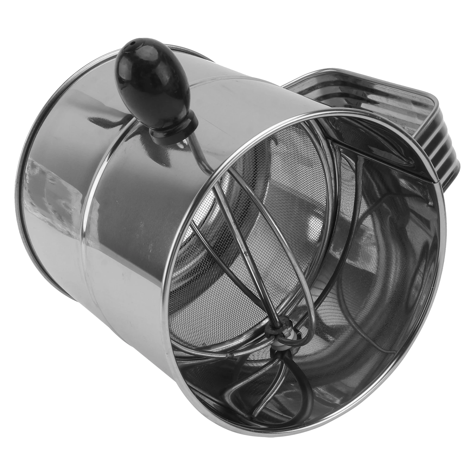 

Stainless Steel Handheld Flour Sifter Fine Mesh Baking Sifter For Powder Sugar Cocoa Sieving Large Capacity Cup Design Portable