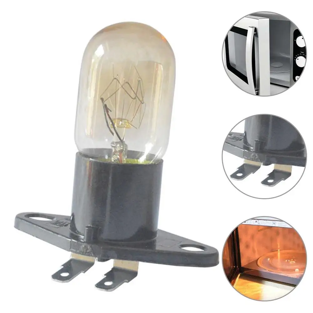 2A 250V 25W Microwave Oven Bulb Refrigerator Lighting Bulb Base Design With Holder Fit For Midea Most Brand