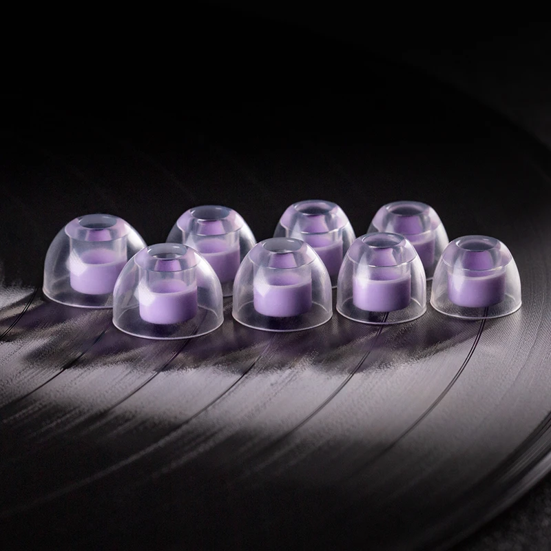 WHIZER EasyTips LT100 غطاء الأذن السائل سيليكون الأذن نصائح XS/S/M/L حجم 1 صندوق (4 أزواج) جودة صوت واضحة مع حقيبة للتخزين #5