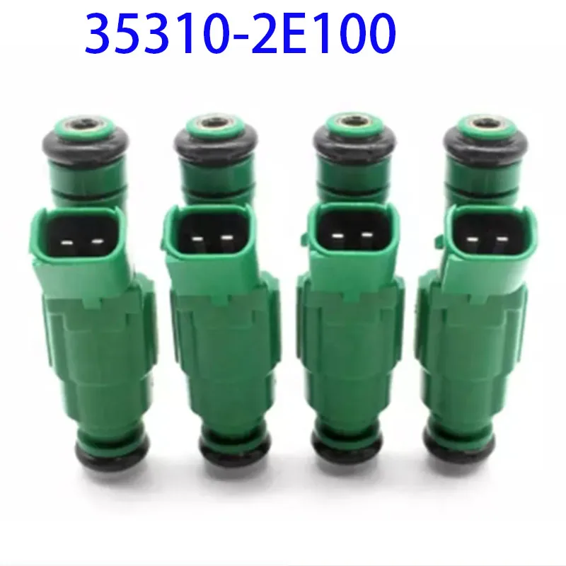 4PCS New Fuel Injector ForHYUNDAI ELANTRA 1.8L L4 2011-2014 35310-2E100 353102E100 Nozzle Injection Car Engine Injectors Petro