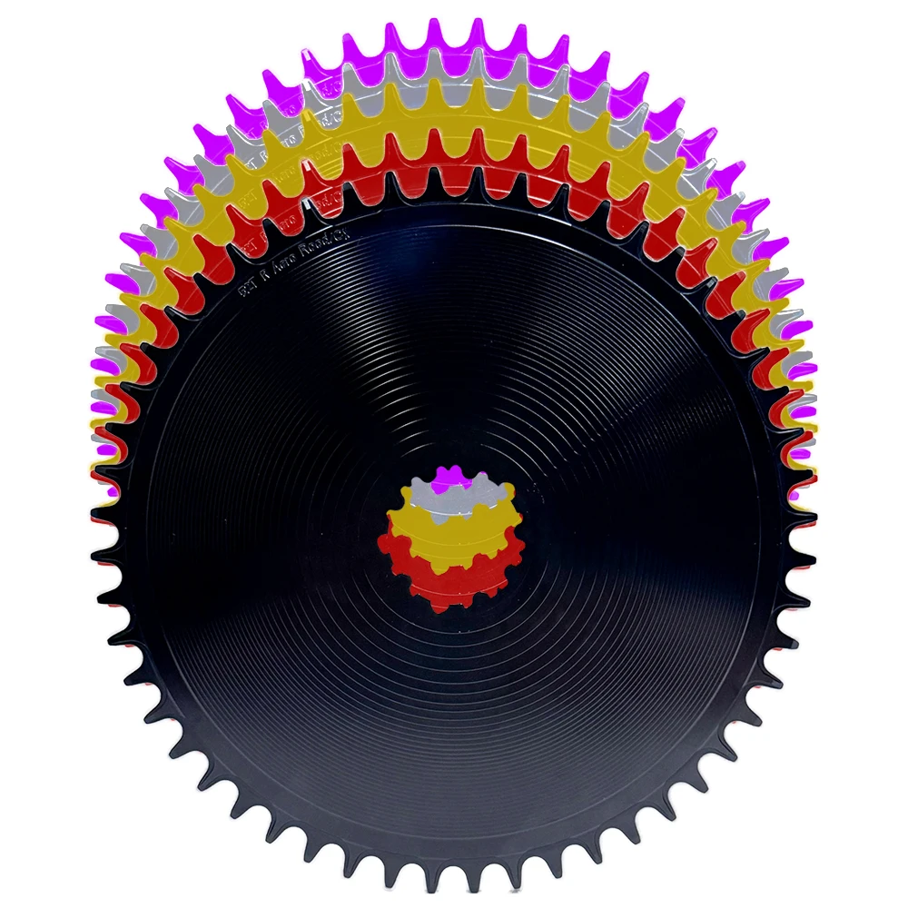 

Road Gravel Bike 3-Bolt Direct Mount Narrow-Wide Closed Guard Chainring AERO Road Chainring - Round / Narrow-Wide - for SRAM GXP