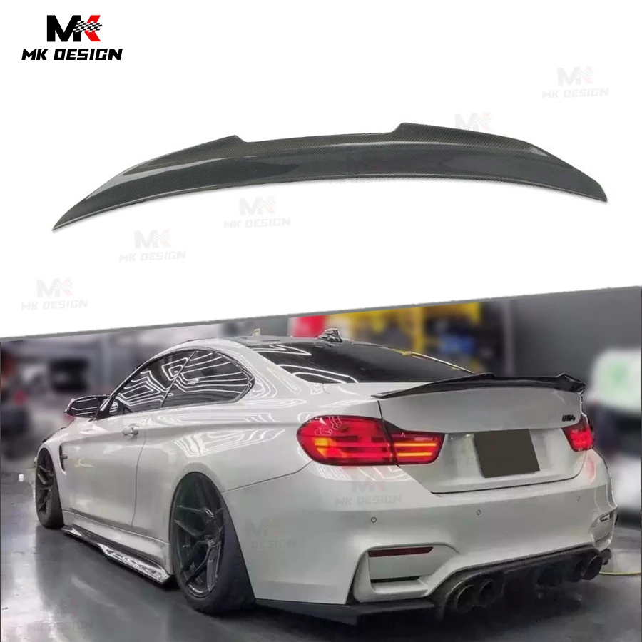 

Carbon Fiber PSM Style Rear Trunk Lip Spoiler Ducktail Wing for BMW F80 M3 F82 F82 F83 M4 2014+ Rear Spoiler Boot Wing Auto Part