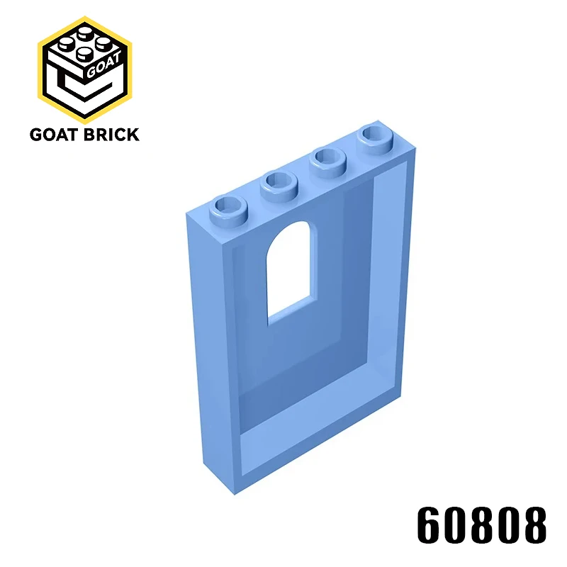 10Pc MOC Parts 60808 Panel 1 x 4 x 5 Wall with Window Compatible Bricks DIY Assmble Building Blocks Particle Kid Puzzle Toy Gift